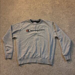 Champion Heather Gray Crewneck Sweatshirt